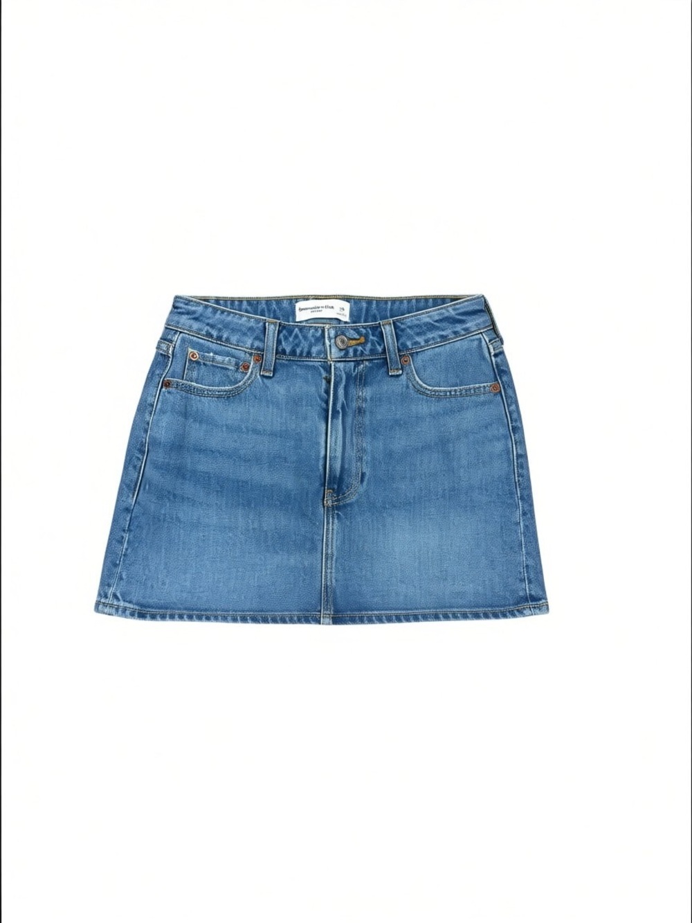 Abercrombie & Fitch Light Blue Denim Skirt - Picture 3 of 9